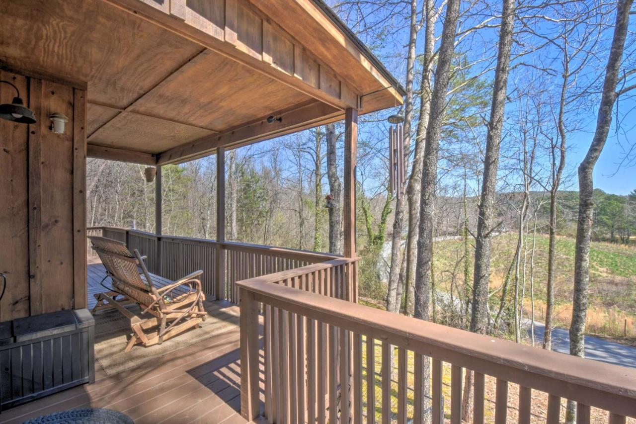 Helen Cabin With Deck And Hot Tub Less Than Half Mi To Main St Экстерьер фото